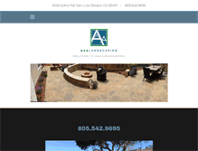 Tablet Screenshot of myaaalandscaping.com